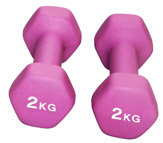 Opti DumbbellNeoprene Set - 2 x 2kg