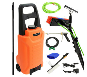 30L Water Trolley And 20ft Water Fed Cleaning Pole