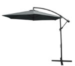 Grey Cantilever Parasol & Square Base