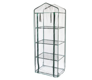 Mini Greenhouse 4 Tier with Plastic Cover